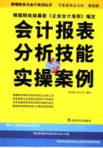 会计报表分析技能与实操案例