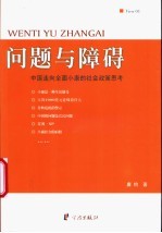 问题与障碍 中国走向全面小康的社会政策思考