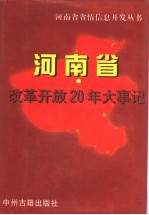 河南省改革开放20年大事记