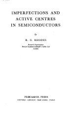 IMPERFECTIONS AND ACTIVE CENTRES IN SEMICONDUCTORS