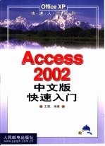 Access 2002中文版快速入门