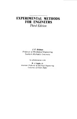 EXPERIMENTAL METHODS FOR ENGINEERS