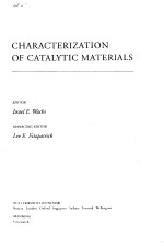 CHARACTERIZATION OF CATALYTIC MATERIALS