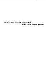 MICROWAVE FERRITE MATERIALS AND THEIR APPLICATIONS