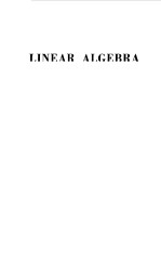 LINEAR ALGEBRA