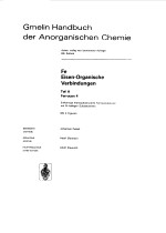 GMELIN HANDBUCH DER ANORGANISCHEN CHEMIE FE EISEN-ORGANISCHE VERBINDUNGEN TEIL A FERROCEN 4