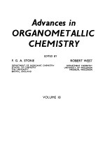 ADVANCES IN ORGANOMETALLIC CHEMISTRY