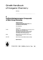 GMELIN HANDBOOK OF INORGANIC CHEMISTRY