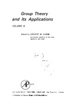 GROUP THEORY AND ITS APPLICATIONS VOL III