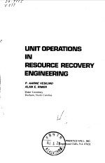 UNIT OPERATIONS IN RESOURCE RECOVERY ENGINEERING