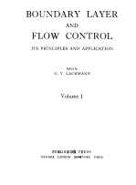 BOUNDARY LAYER AND FLOW CONTROL VOL 1-2