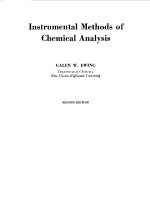 INSTRUMENTAL METHODS OF CHEMICAL ANALYSIS