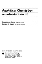 ANALYTICAL CHEMISTRY AN INTRODUCTION