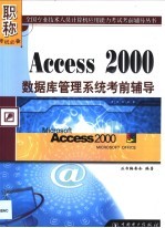 Access 2000数据库管理系统考前辅导