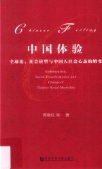 中国体验 全球化、社会转型与中国人社会心态的嬗变