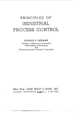 PRINCIPLES OF INDUSTRIAL PROCESS CONTROL