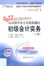 2017年会计专业技术资格考试应试指导及全真模拟测试 初级会计实务 上册