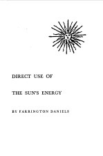 DIRECT USE OF THE SUN'S ENERGY