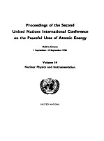 PROCEEDINGS OF THE SECOND UNITED NATIONS INTERANTIONL CONFERENCE ON THE PEACEFUL USES OF ATOMIC ENER