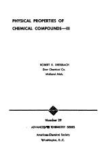 PHYSICAL PROPERTIES OF CHEMICAL COMPOUNDS 111