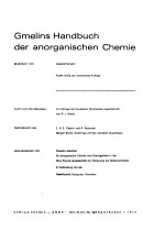 GMELIN HANDBUCH DER ANORGANISCHEN CHEMIE MANGAN TEIL B