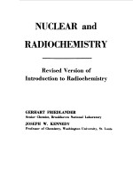 NUCLEAR AND RADIOCHEMISTRY