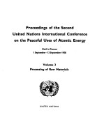 PROCEEDINGS OF THE SECOND UNITED NATIONS INTERANTIONL CONFERENCE ON THE PEACEFUL USES OF ATOMIC ENER