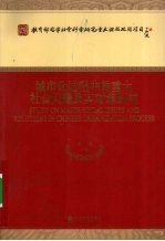 城市化进程中的重大社会问题及其对策研究