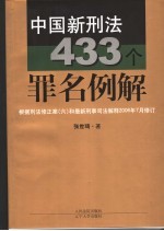 中国新刑法433个罪名例解