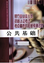 银行业从业人员资格认证考试考点精析与权威预测试卷 公共基础