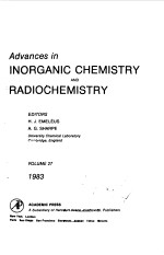 ADVANCES IN INORGANIC CHEMISTRY AND RADIOCHEMISTRY VOLUME 27