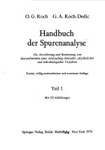 HANDBUCH DER SPURENANALYSE TEIL 1-2