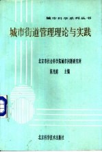 城市街道管理理论与实践