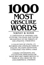 100 MOST OBSCURE WORDS