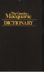 The Concise Macquarie Dictionary