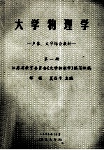 大学物理学 声像、文字结合教材 第1册