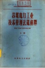 苏联电力工业技术管理法规解释 下 发电厂的电气部分和电力网