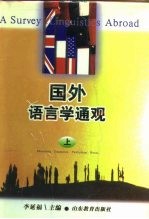 国外语言学通观 下