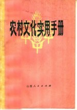 农村文化实用手册