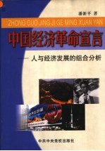 中国经济革命宣言 人与经济发展的组合分析