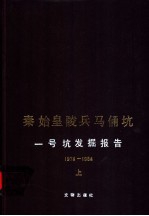 秦始皇陵兵马俑坑一号坑发掘报告 1974-1984 上