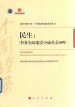 中国经济发展系列丛书 民生 中国全面建设小康社会40年 改革开放40年