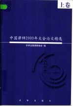 中国律师2000年大会论文精选 下