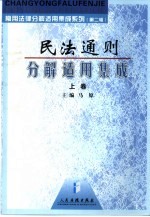 民法通则分解适用集成 下