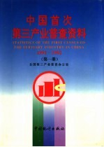 中国首次第三产业普查资料 1991-1992 第3册