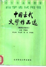 中国古代文学作品选隋唐五代部分