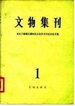 文物集刊 1