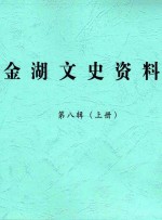 金湖文史资料 第8辑 上 金湖政协20年