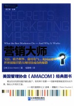营销大师  宝洁、联合利华、通用电气、美国运通等世界顶级营销大师持续成功的秘籍
