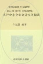 多行业小企业会计实务精讲